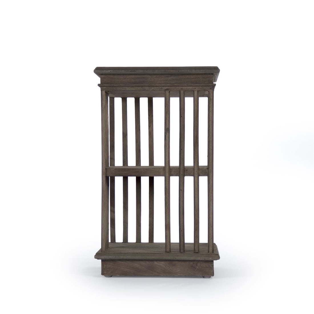 Zentique Alphonse Ebony Finish Pouf Table 20H 11.75W (1 of 3)