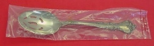 Reed & Barton Savannah Sterling Silver Pierced Serving Spoon 8 5/8" (1 of 2)