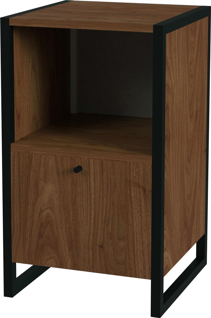 Butler Drake Antique Style File Cabinet Medium Walnut Finish (1 of 6)