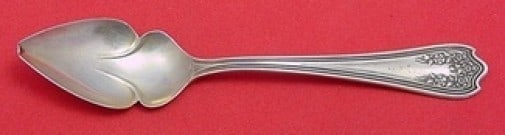 SSMC-Saart Blossom Sterling Silver Fluted Grapefruit Spoon 5 1/4" (1 of 2)