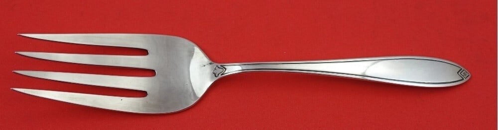 Hallmark Fiesta Sterling Silver Serving Fork 9 1/4" (1 of 2)