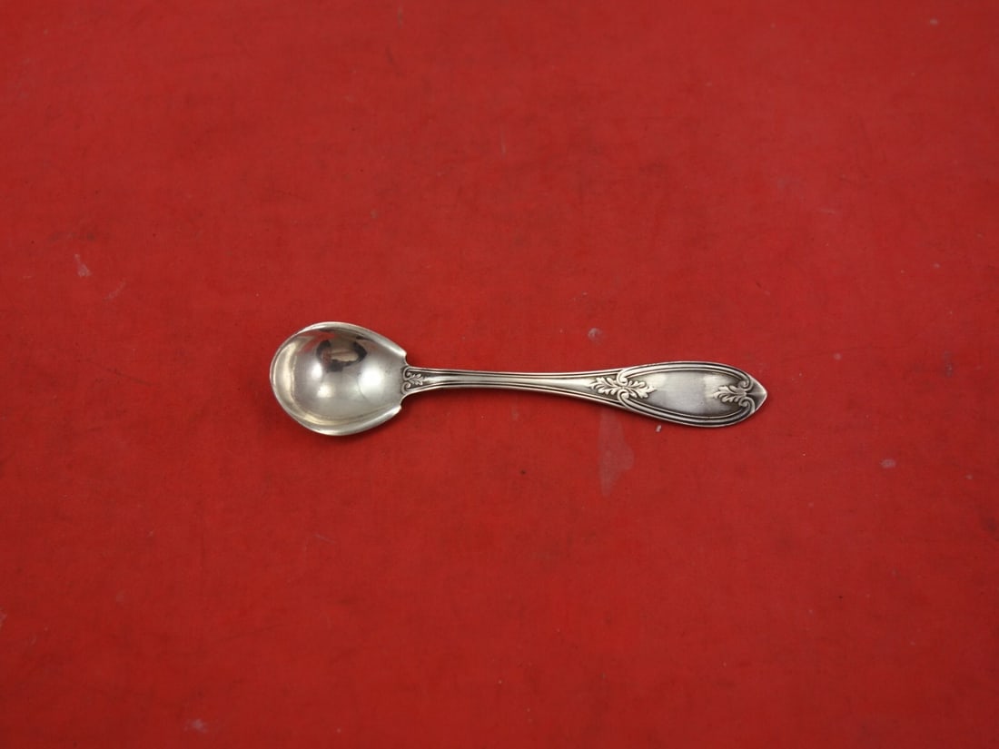 William Gale Olive Sterling Silver Master Salt Spoon 3 3/4" (1 of 2)