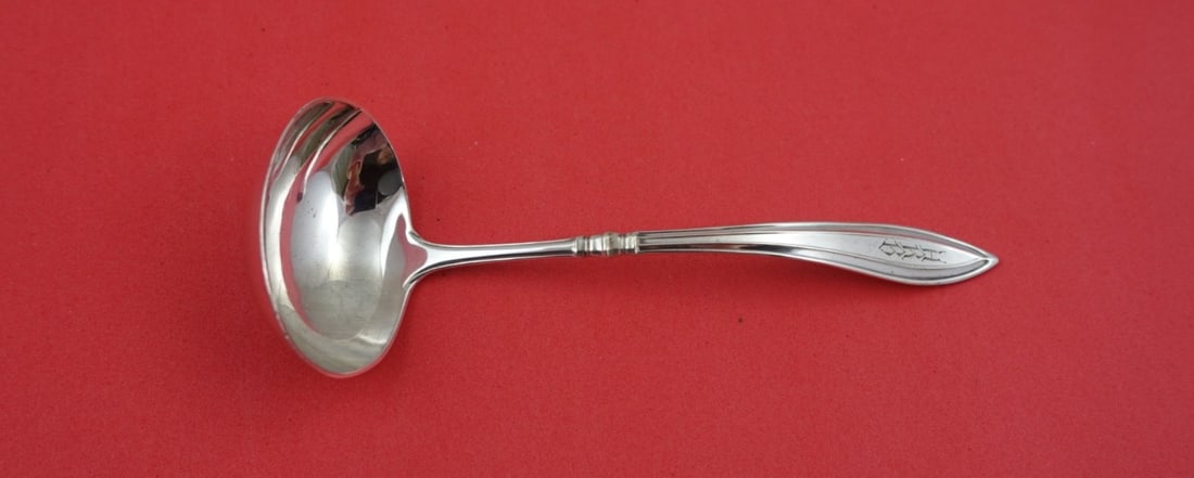 Gorham Portsmouth Sterling Silver Sauce Ladle 5.75" Monogrammed (1 of 2)