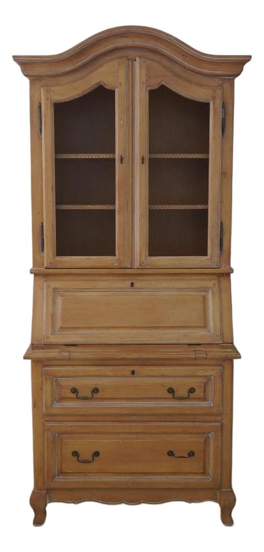 Country French Style Wood Secretary Desk by Guy Chaddock (1 of 10)