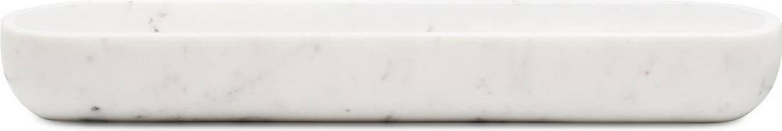 Howard Elliott Nizzoli Marble Vase 10H Unique Cylindrical Design (1 of 5)