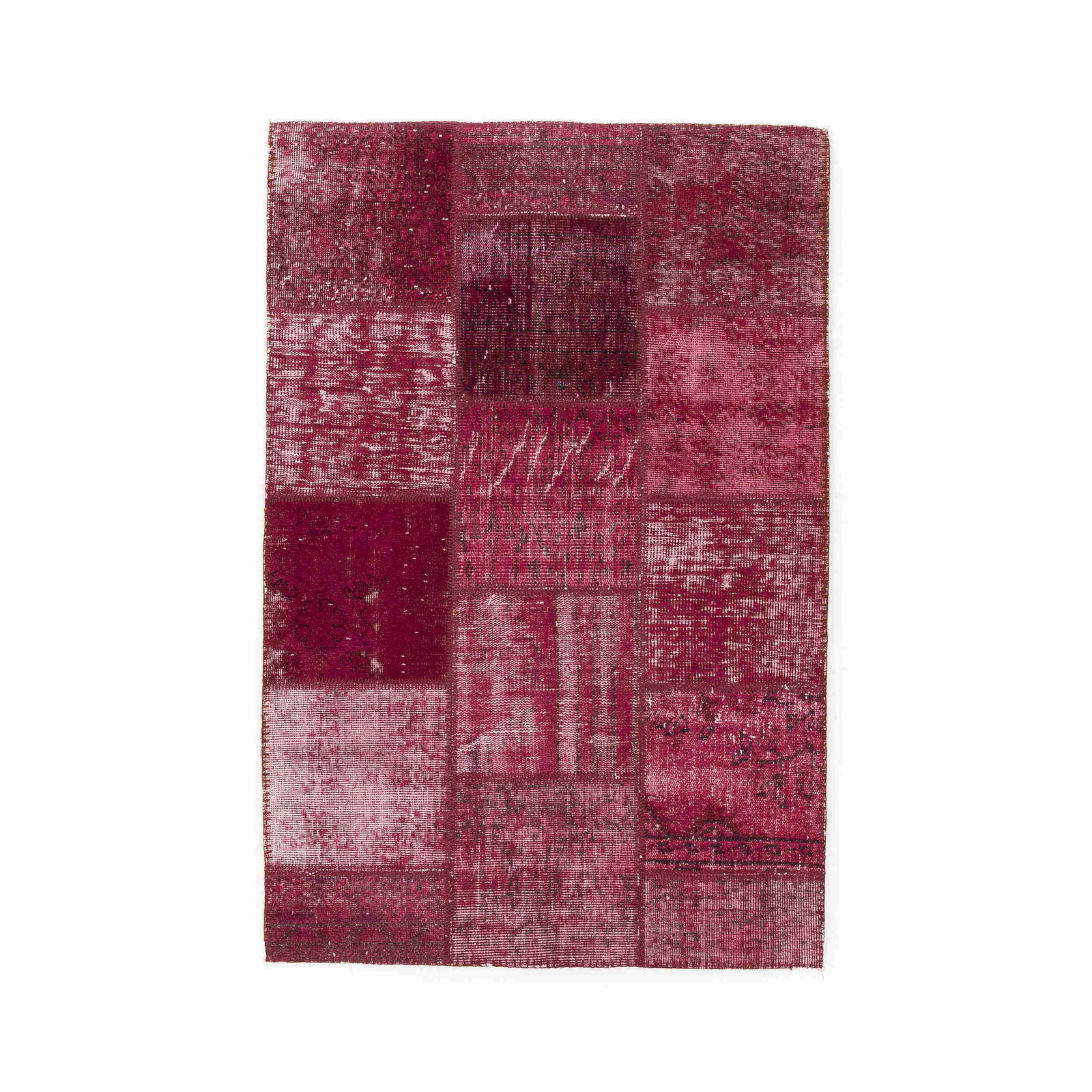 Authentic Handmade Patchwork Wool Carpet 47.2 x 70.9 Inches (1 of 8)