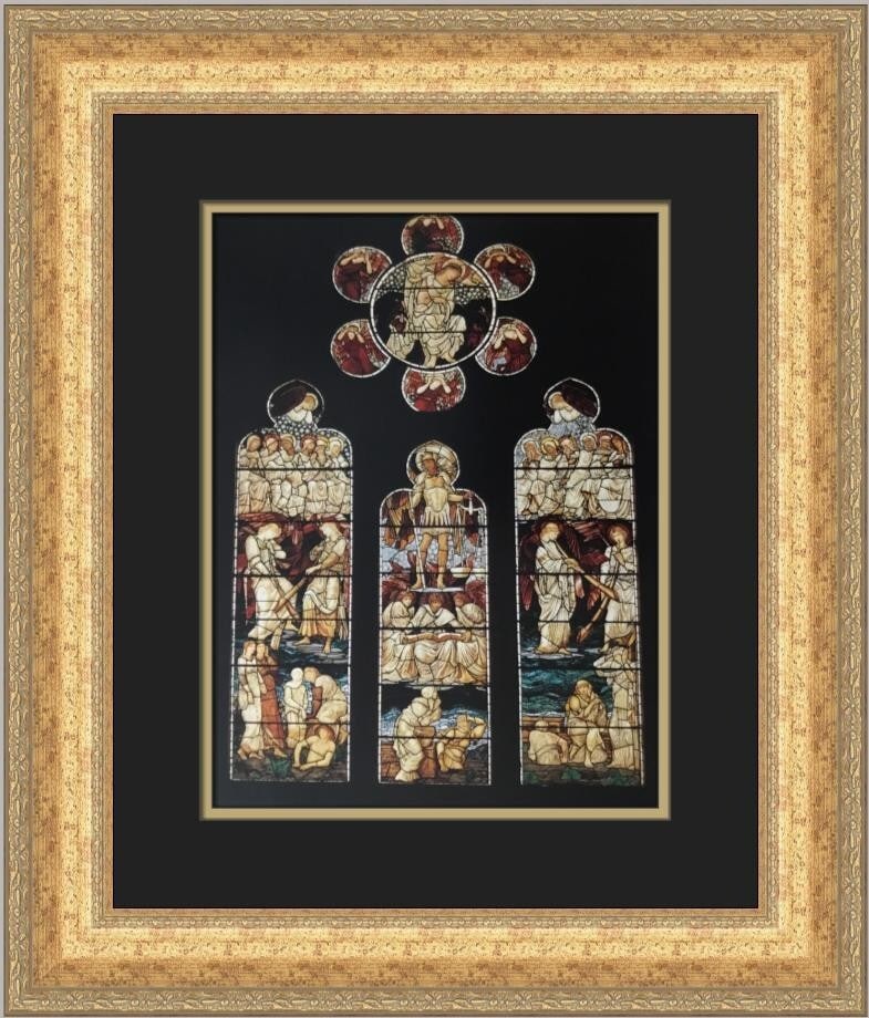 Edward Burne-Jones The Last Judgement Custom Framed Art Print 1987 (1 of 2)