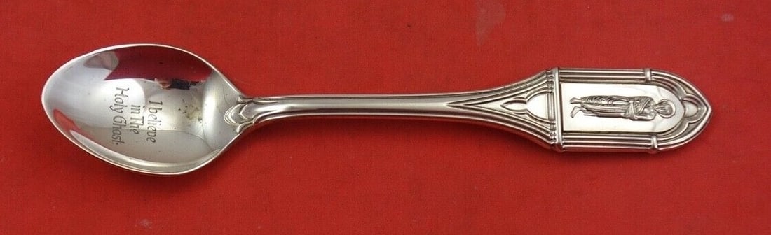 Franklin Mint Bartholomew Sterling Silver Teaspoon Apostles Pattern 5 3/8" (1 of 2)