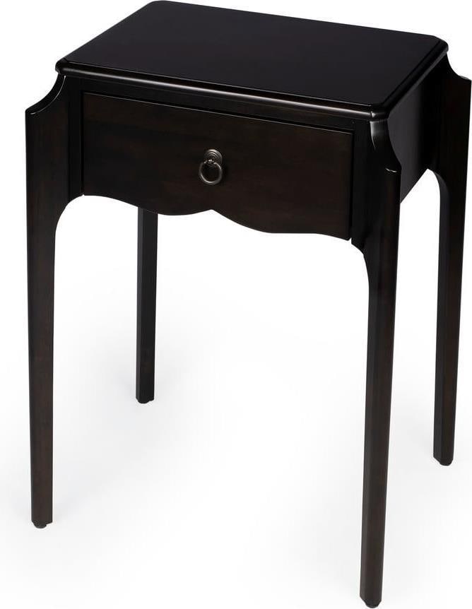 Butler Transitional Dark Brown Nightstand 26.5H 20W 16D: Butler Transitional Dark Brown Nightstand 26.5H 20W 16D This Butler Wilshire Transitional Nightstand combines functionality with a sleek design, making it an ideal addition to any bedroom decor. Craft