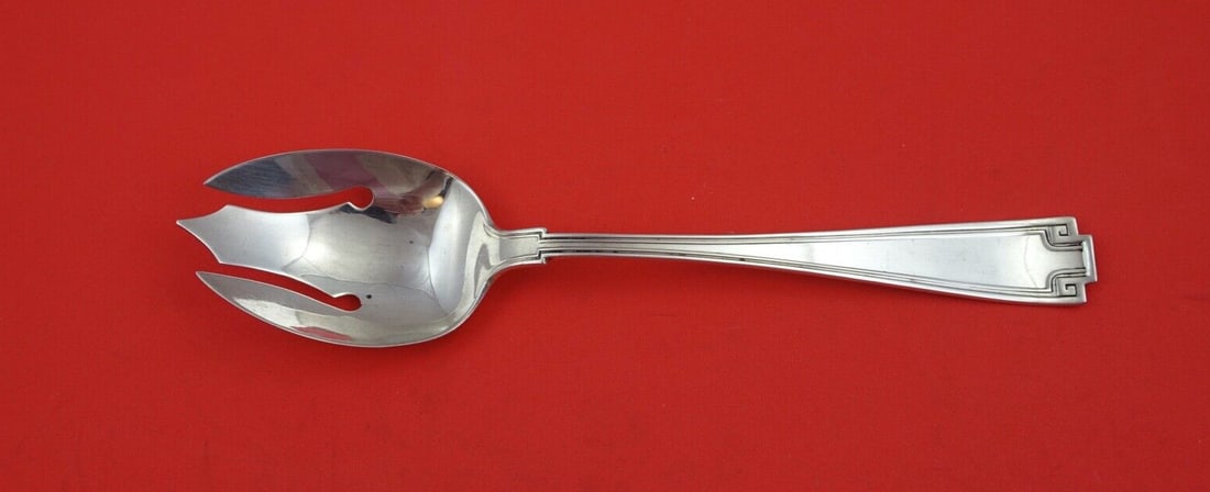 Gorham Etruscan Sterling Silver Serving Fork 3-Tine Custom 8 1/4" (1 of 2)