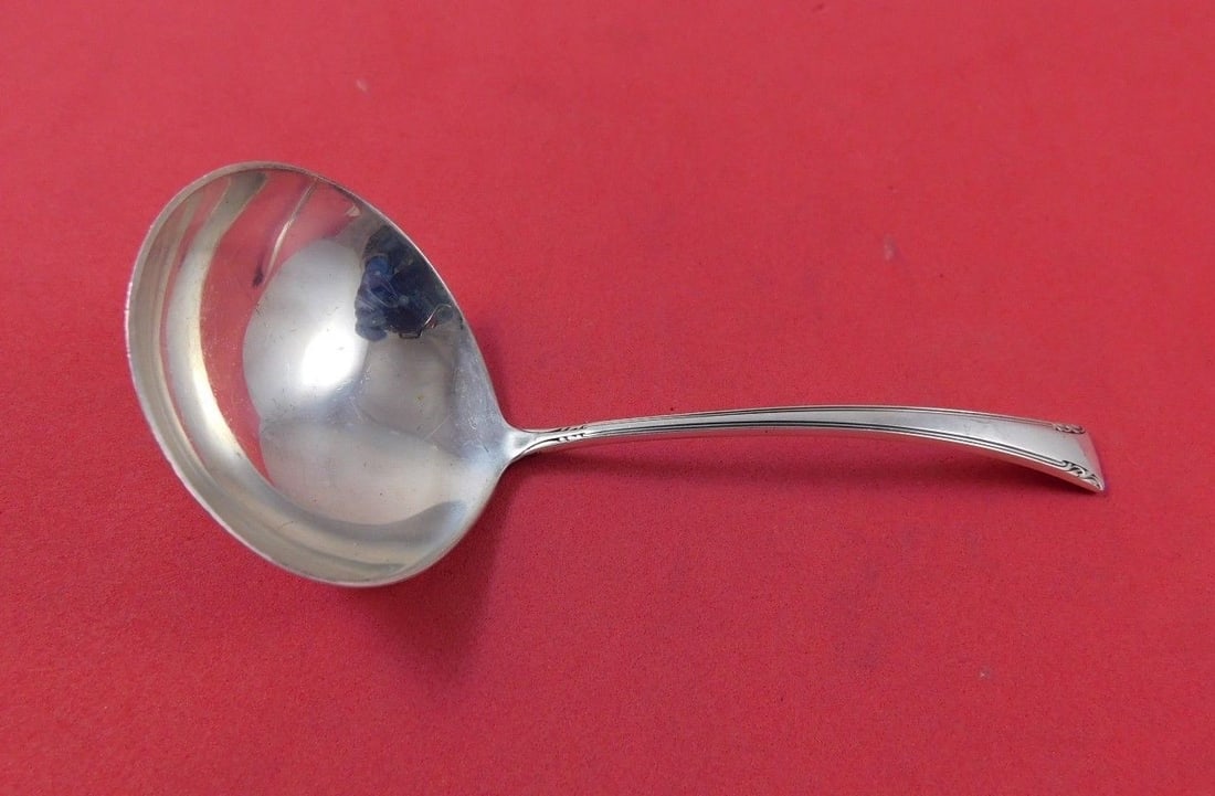 International Silver Serenity Sterling Silver Sauce Ladle 4 1/4 Inches (1 of 1)