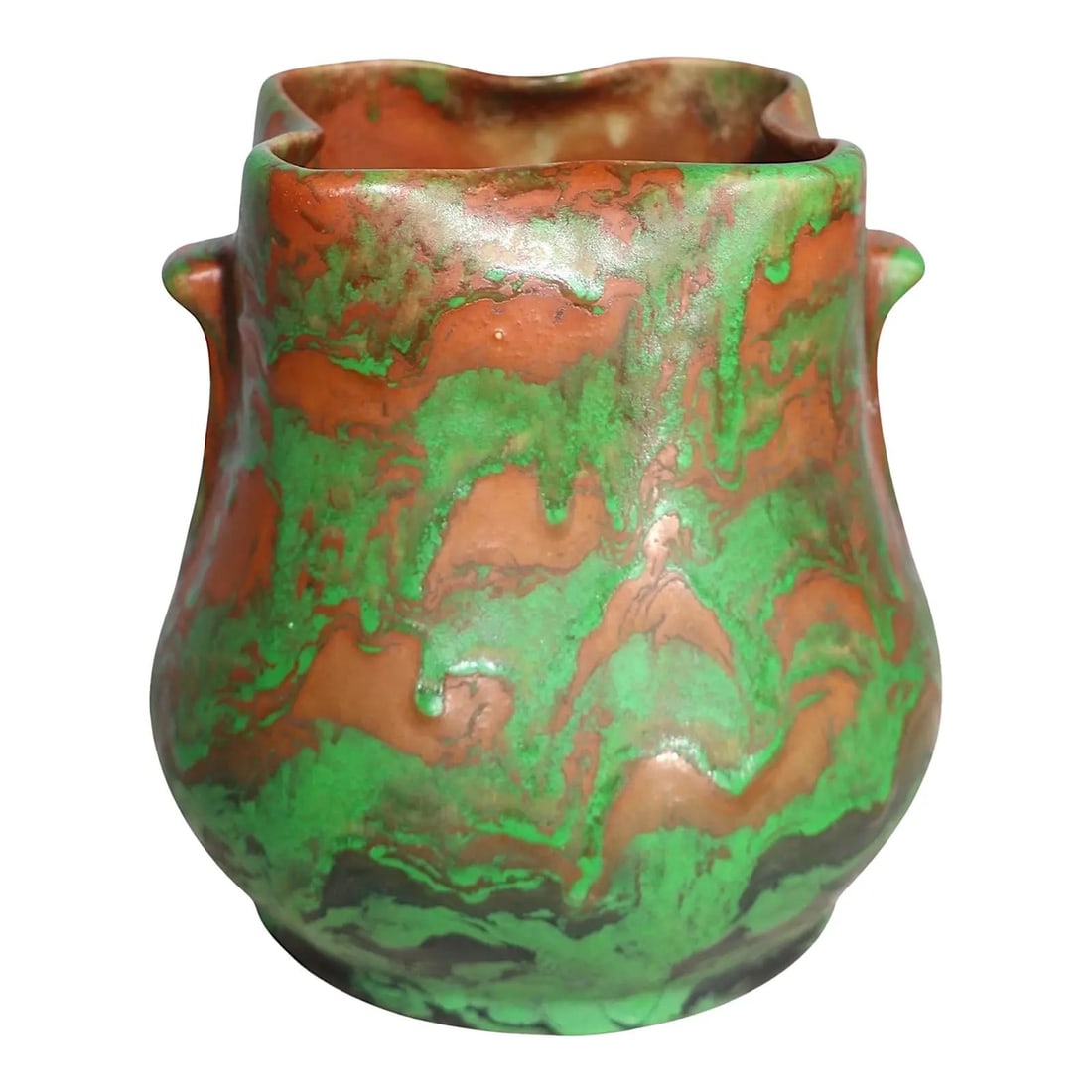 Weller Greora Coppertone Arts and Crafts Pottery Vase 7" H (1 of 10)