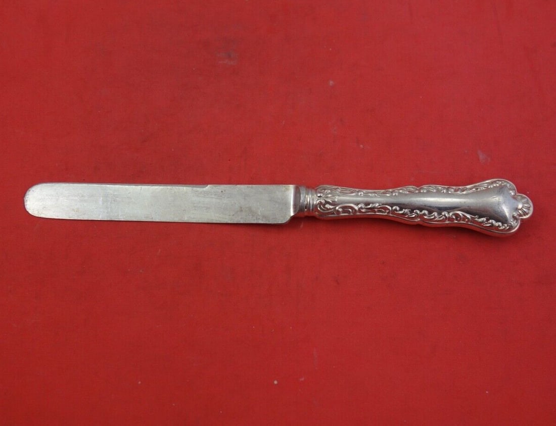 Birks Louis XV Sterling Silver Junior Knife with Silver-Plated Blade 7" (1 of 2)