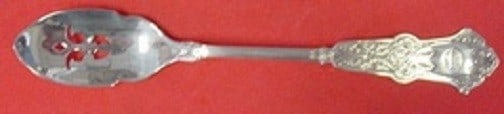 Whiting Alhambra Sterling Silver Olive Spoon Pierced 5 5/8 Custom Made (1 of 1)
