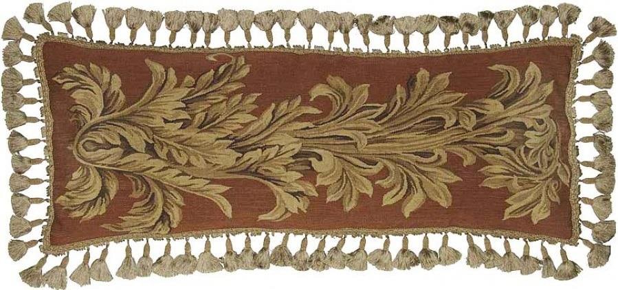 Provence Home Aubusson Velvet Throw Pillow Hand-Dyed 36 x 14 (1 of 1)