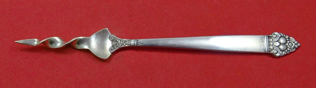 Oneida King Cedric Sterling Silver Twisted Butter Pick 5 3/4" (1 of 1)