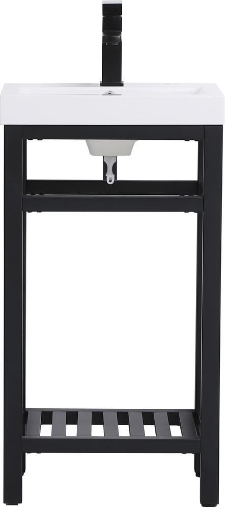 Elegant Lighting Black 18 Inch Bathroom Vanity (1 of 1)