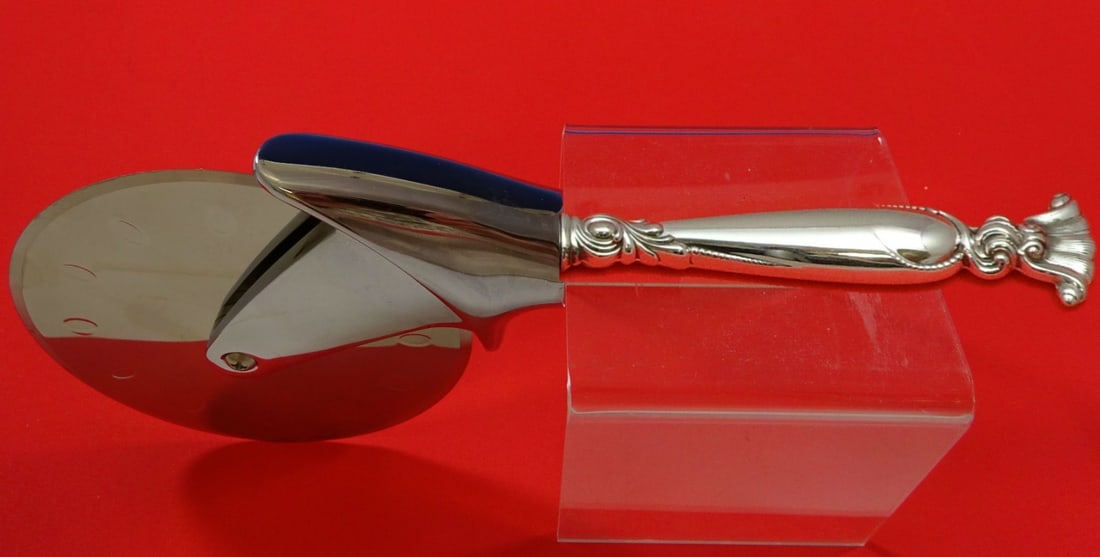 Wallace Romance of the Sea Sterling Silver Pizza Cutter 9 1/4" Custom Made (1 of 2)