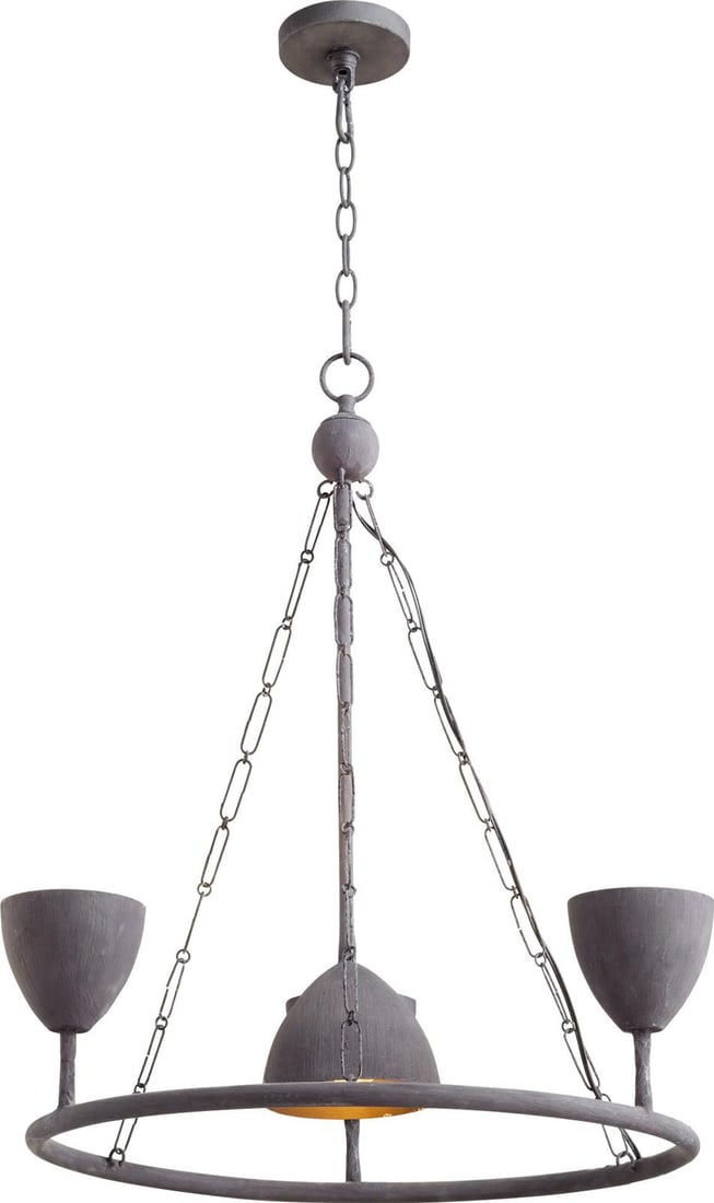 Cyan Mina Noir Finish Bowl Chandelier for Dining Rooms (1 of 2)