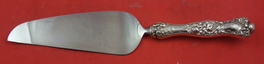 Shiebler American Beauty Sterling Silver Pie Server 10.5 inches (1 of 2)