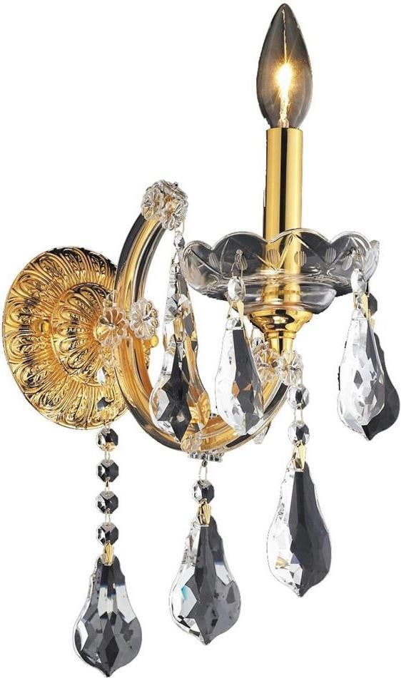 Elegant Maria Theresa Louis XV Wall Sconce in Clear Crystal (1 of 1)