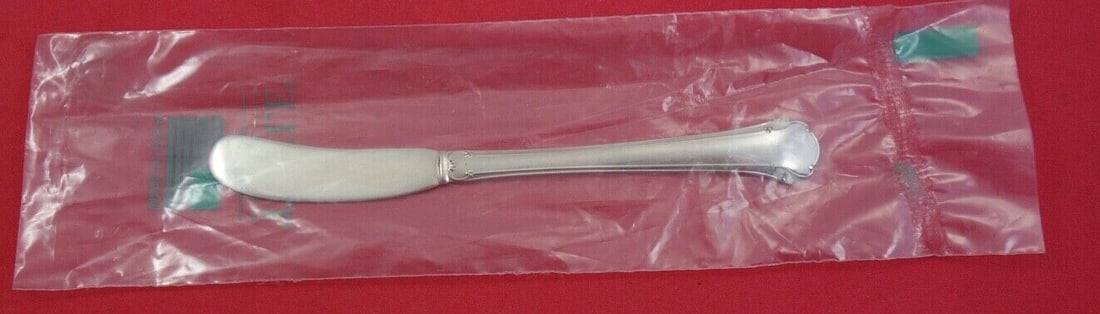 Towle Chippendale Sterling Silver Butter Spreader 6 Inch Flat Handle (1 of 2)