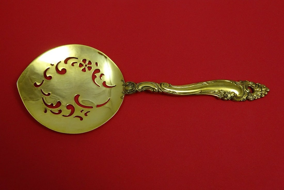 Gorham Decor Vermeil Sterling Silver Tomato Server 8.5 inches (1 of 1)