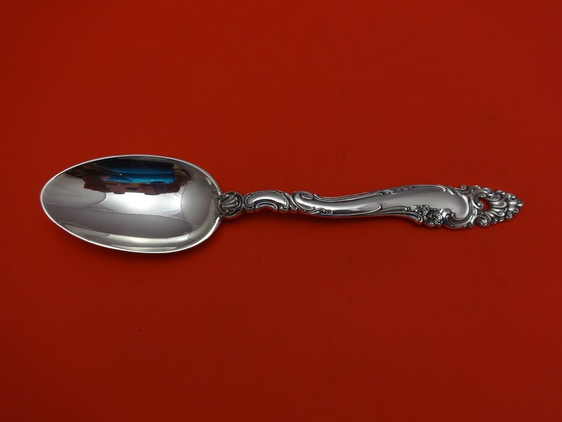 Gorham Sterling Silver 8.5" Serving Spoon Decor Pattern (1 of 1)