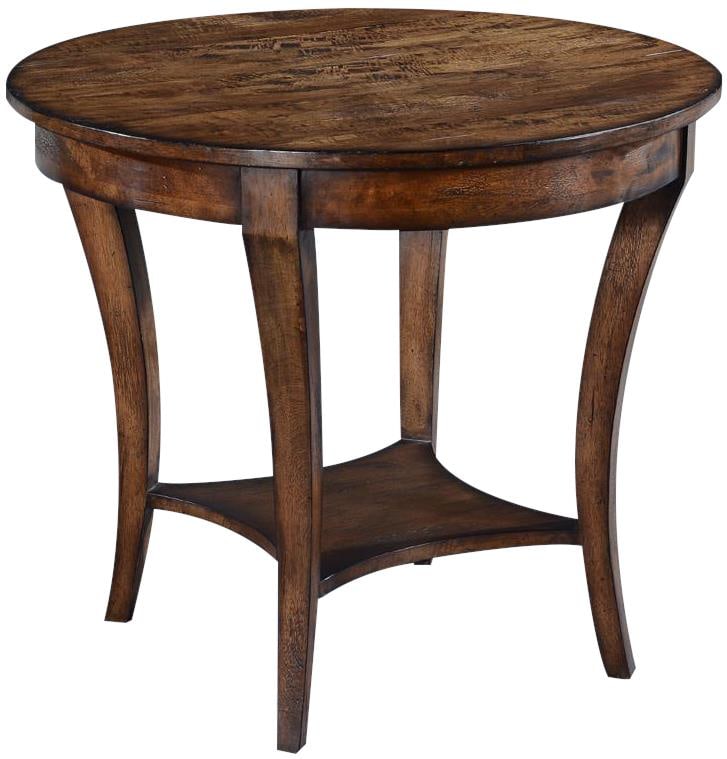 Rustic Pecan Ballard Solid Mango Wood Side Table - 2