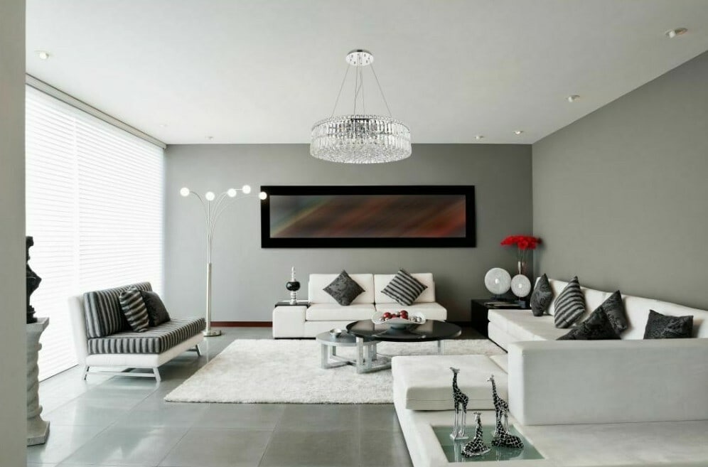 Maxime 12-Light 28 Inch Chrome and Crystal Modern Chandelier Ceiling Fixture (1 of 9)