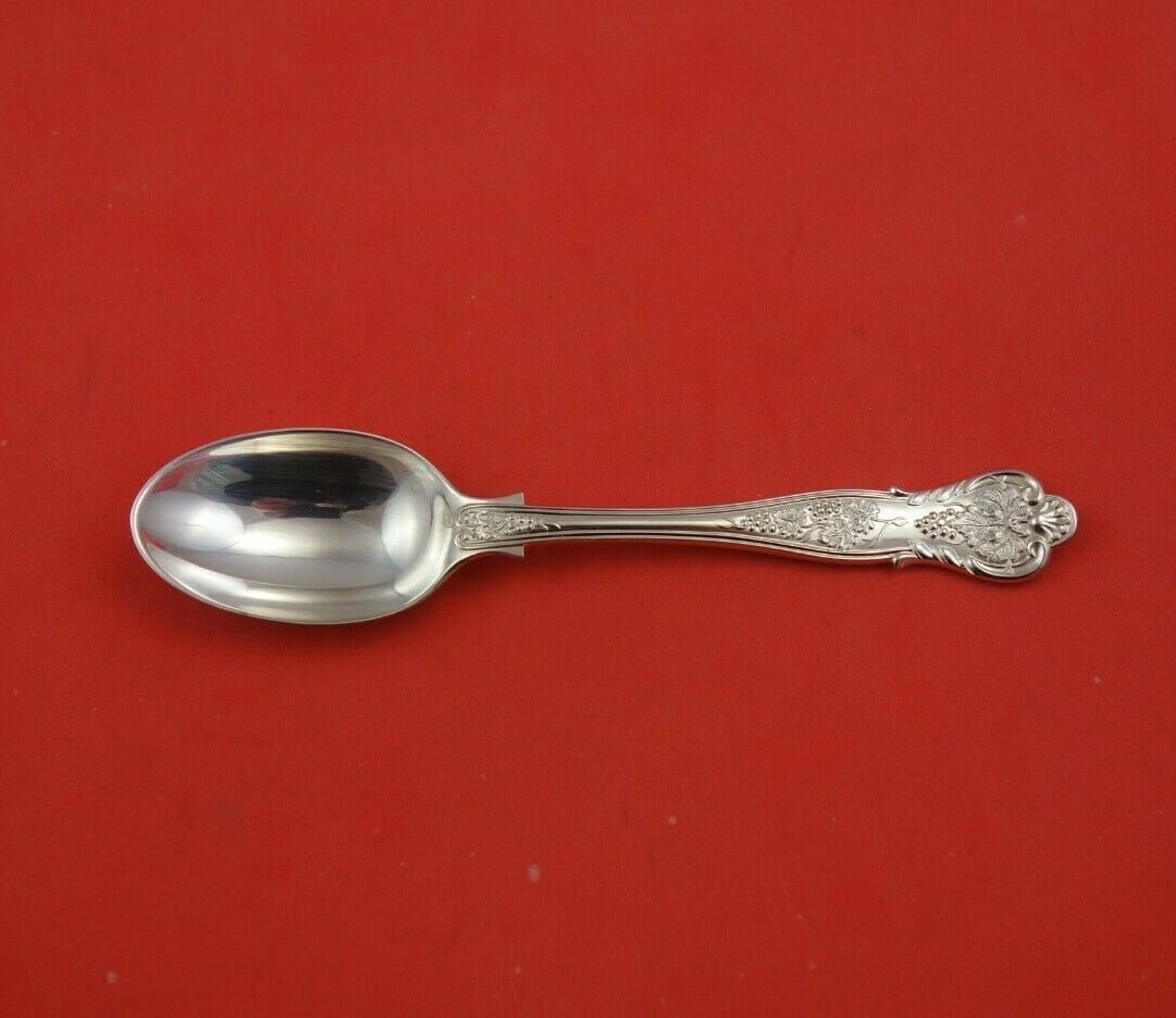 Asprey Bright Vine Sterling Silver Teaspoon 5 3/4 inch Flatware (1 of 3)