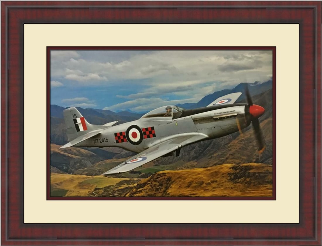 NORTH AMERICAN P-51D-30NA MUSTANG Custom Framed Print by Philip Makanna (1 of 2)