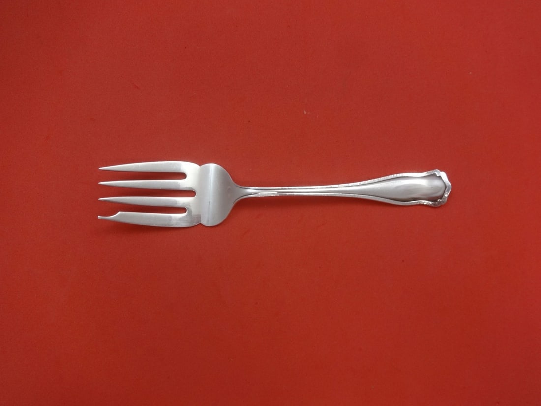 Shreve Dolores Sterling Silver Cold Meat Fork 7 3/8 Inch (1 of 1)
