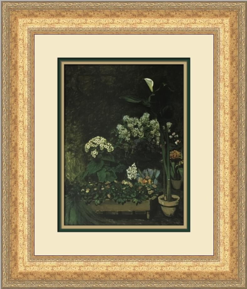 Pierre-Auguste Renoir Still Life Custom Framed Print 1984 (1 of 2)
