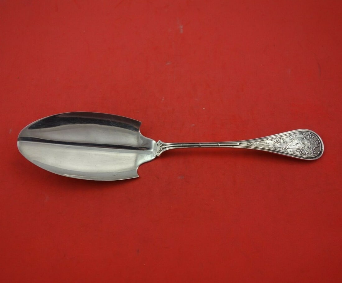 Wendt Sterling Silver 10 Jelly Cake Server Bird Pattern Multi Motif (1 of 3)