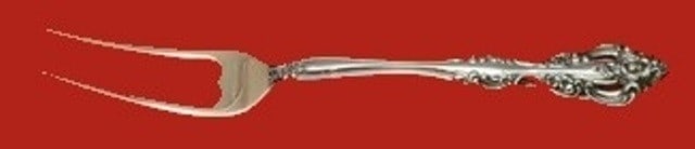 Oneida Michelangelo Sterling Silver Custom English Serving Fork 7 1/4" (1 of 2)