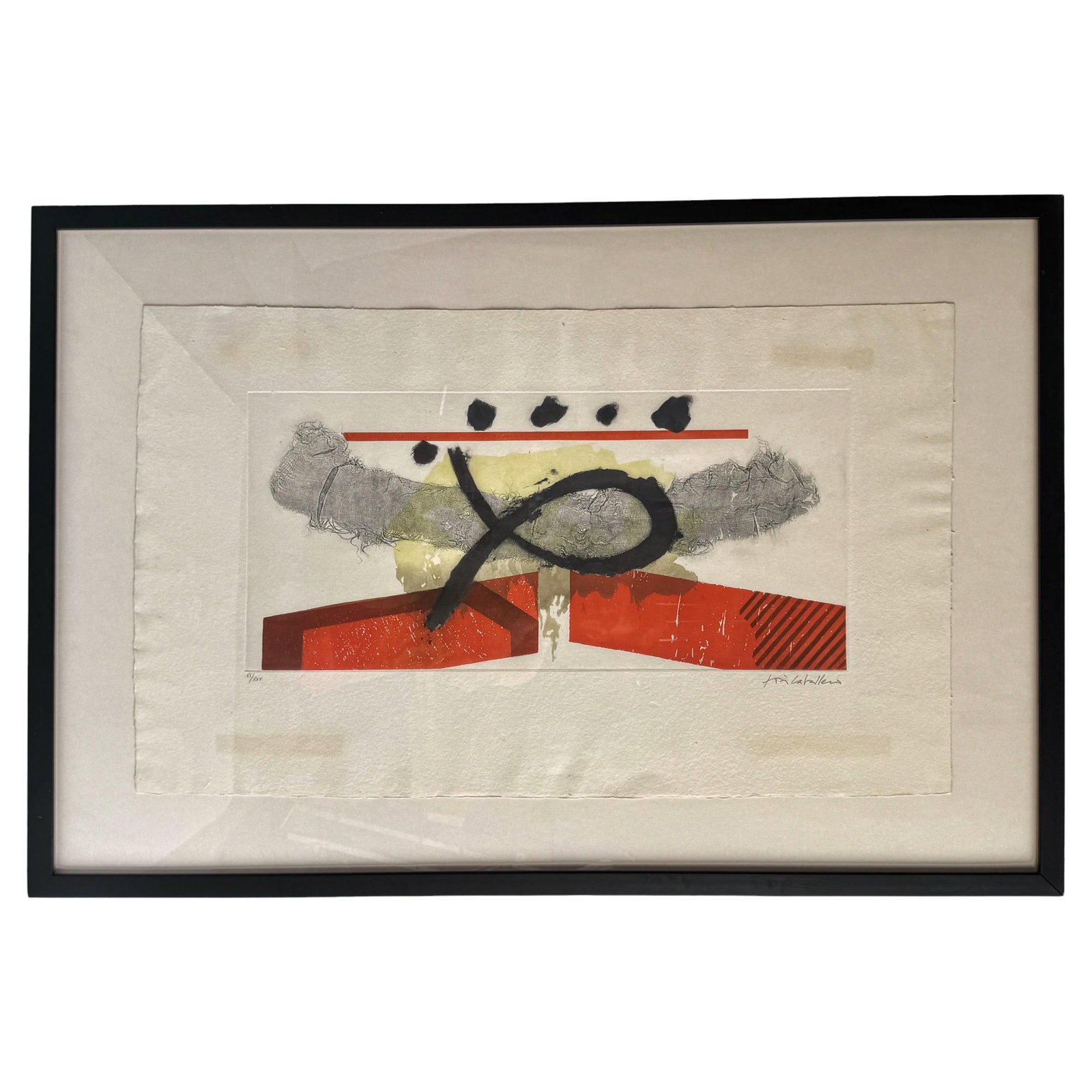 Jose Luis Caballero Untitled Lithograph VI/XXV Limited Edition Art (1 of 5)