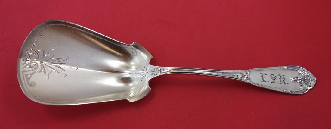 Vanderslice Gargoyle Sterling Silver Fruit Scoop 9.5" Monogrammed (1 of 1)