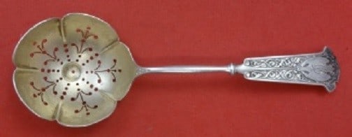 Wendt Arabesque Sterling Silver Sugar Sifter Goldwashed 6 3/4 Inches (1 of 1)