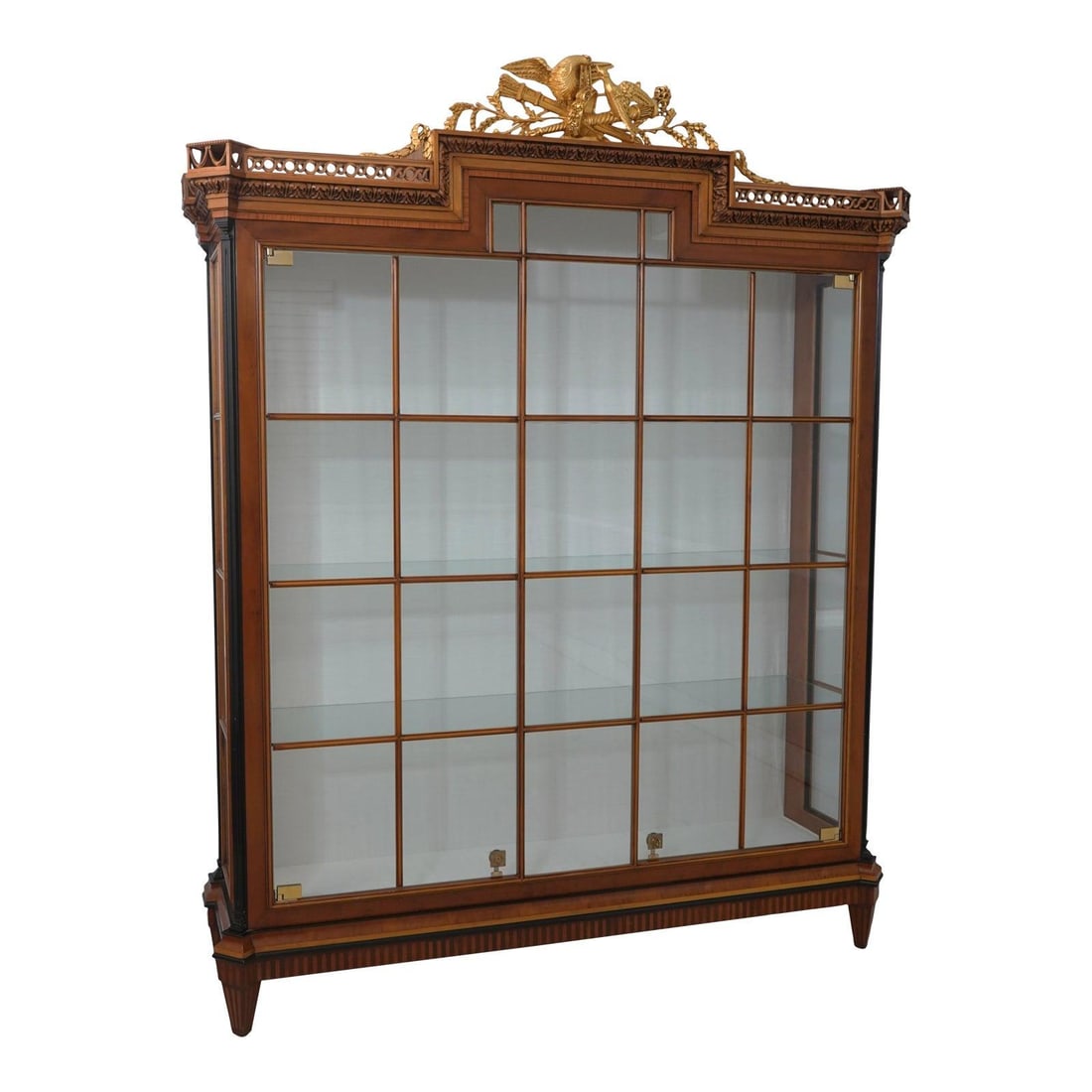 Colombo Mobili Italian Biedermeir Curio Cabinet with Lighted Interior (1 of 10)