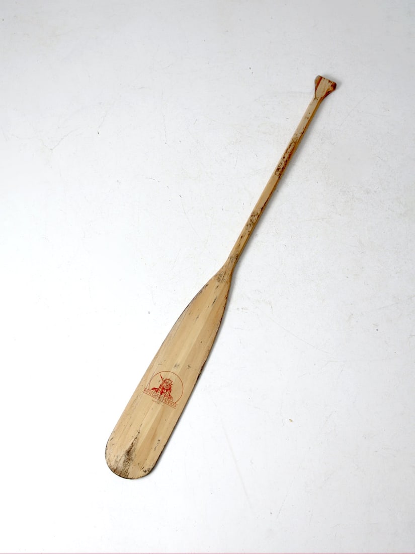 Vintage Renegade Paddles Wooden Canoe Oars Pair 60 Inch (1 of 9)