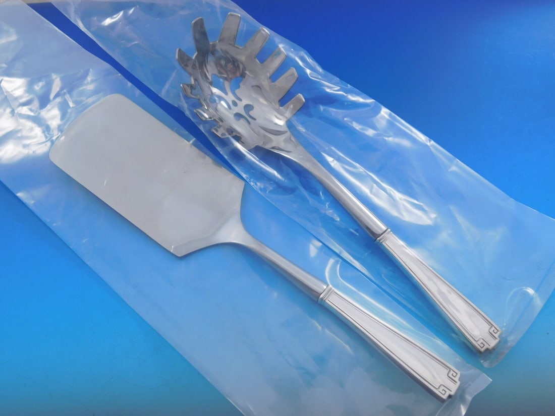 Etruscan by Gorham Sterling Silver 2pc Pasta Server Set (1 of 10)