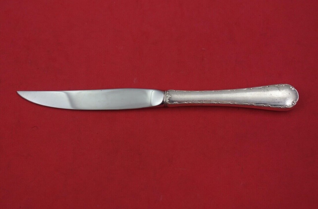 Towle Petit Point Sterling Silver Steak Knife 8 3/8 Inches (1 of 2)
