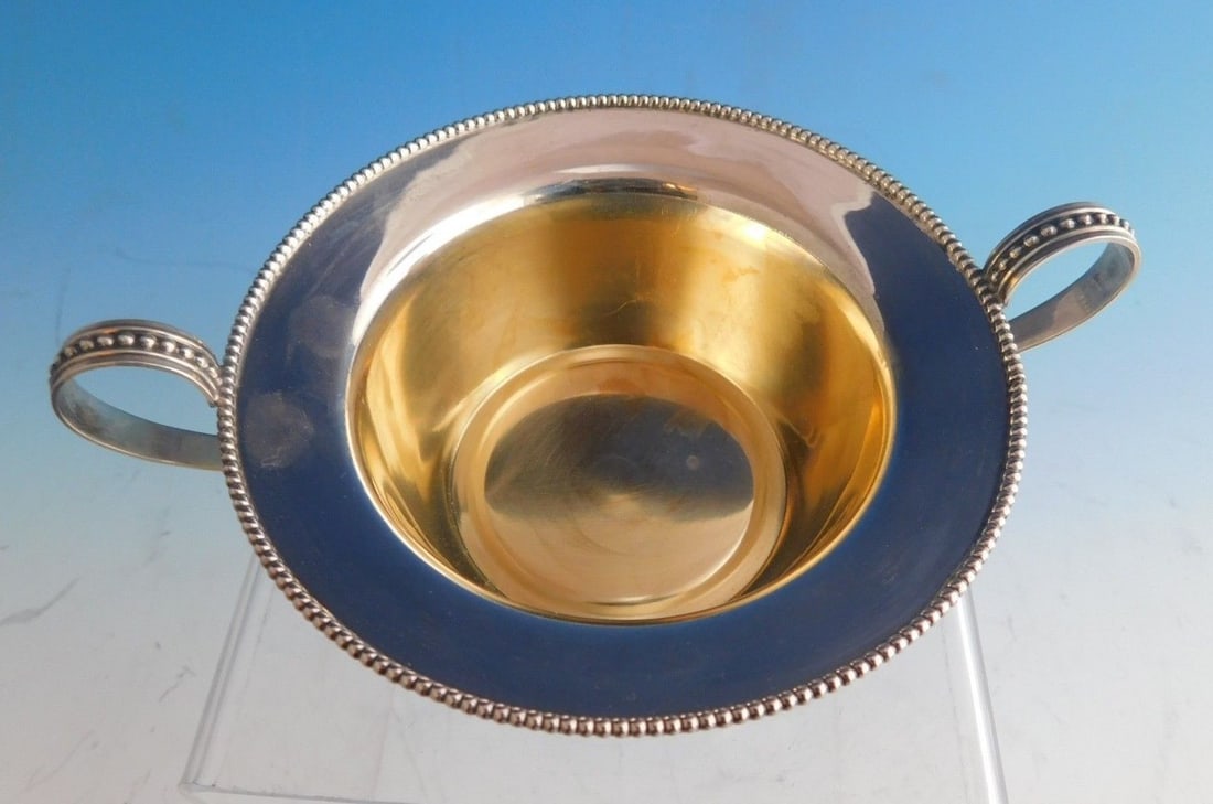 Shreve Sterling Silver Bouillon Cup with Gold Wash Interior (1 of 3)