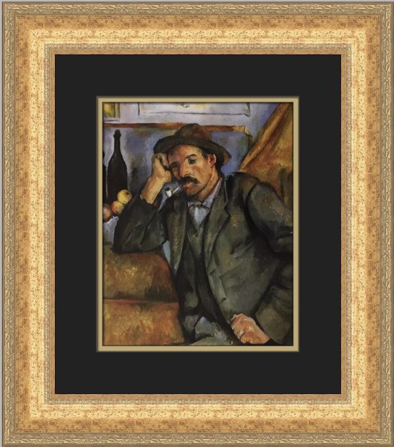 Paul Cezanne The Smoker Custom Framed Print 1998 Expressionism (1 of 2)