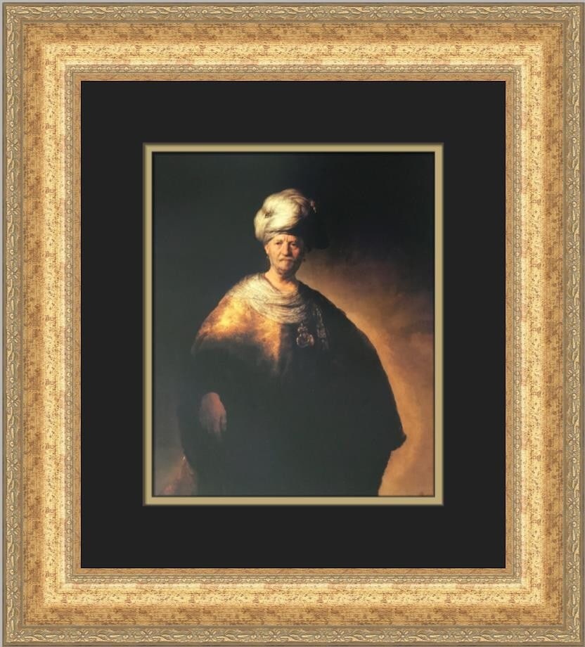Rembrandt The Noble Slav Custom Framed Print 19 x 17 Open Edition (1 of 2)