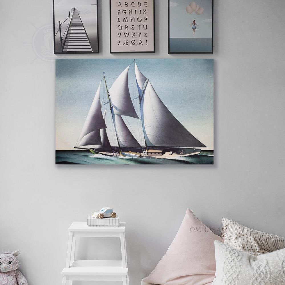 Maritime Canvas Art 23.5H x 35.1W for Modern Decor (1 of 7)