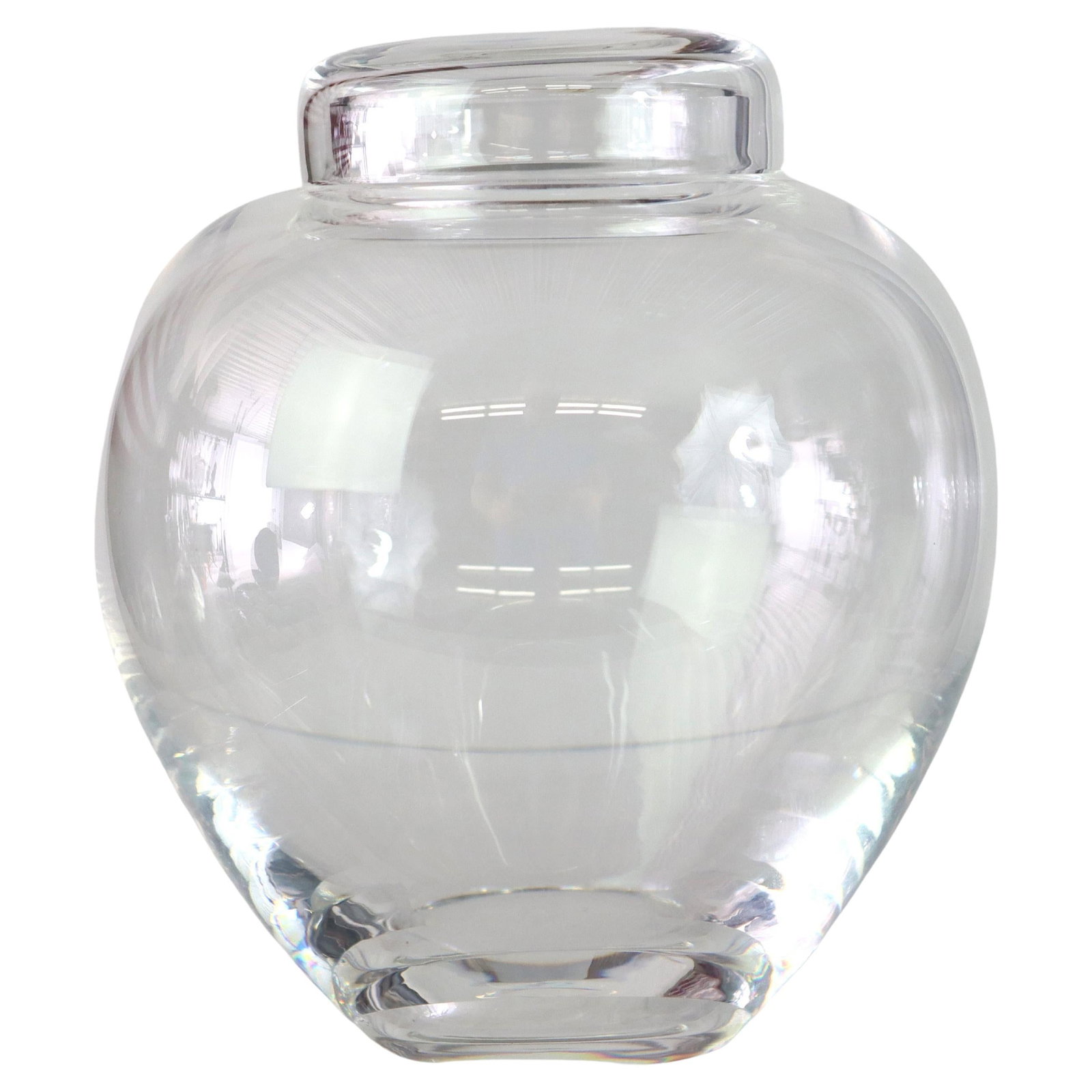 Signed Antique Steuben MCM Art Glass Lidded Vessel C1930 (1 of 5)