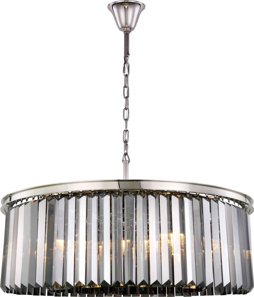 Sydney Crystal Chandelier by Elegant Lighting UL-Listed Contemporary Design: Sydney Crystal Chandelier by Elegant Lighting UL-Listed Contemporary Design Transform your living space with the Sydney Crystal Chandelier, a stunning centerpiece that combines contemporary style with