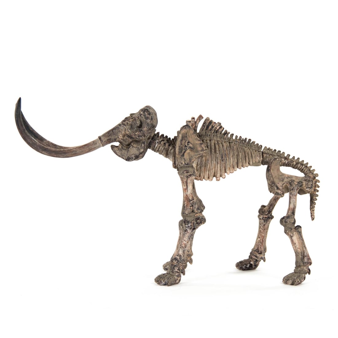 Zentique Mammoth Skeleton Accent Decor Dark Gray Poly Resin 17H x 10W x 31D (1 of 3)